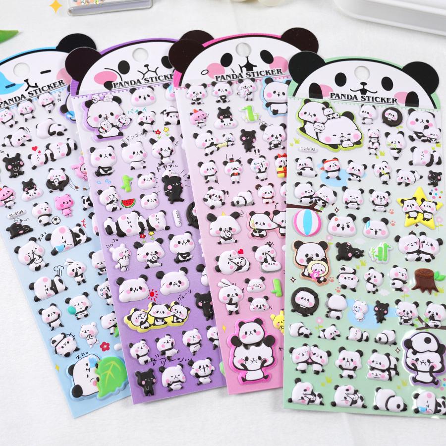 手作り DIY ぷくぷく ボンボンシール 3Dステッカー 立体ステッカー ぷっくりシール 中空シール