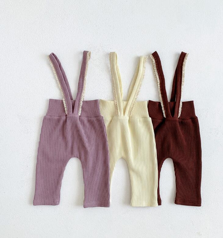 春秋新作★韓国風ベビー服★サロペット★3色66-90CM