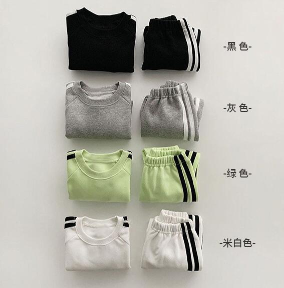 新品★子供服　トップス+ズボン　セットアップ★73-110cm★4色