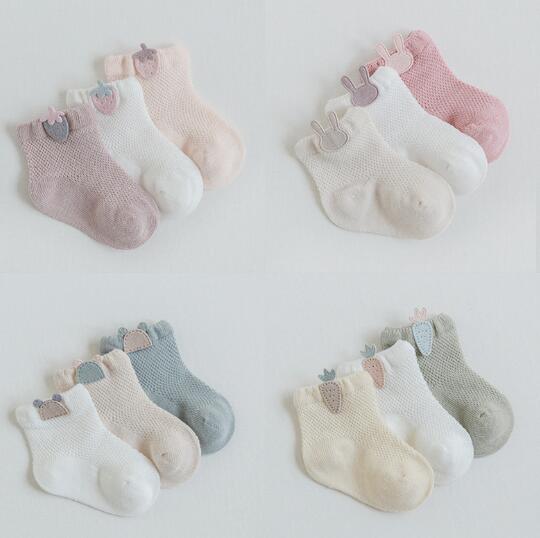 夏新品★キッズ靴下★子供ソックス★1セット=3点