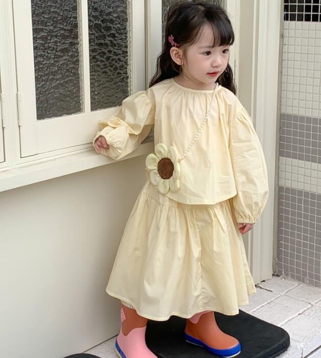 2023新品★子供服　トップス+スカート　セットアップ★90-130cm★