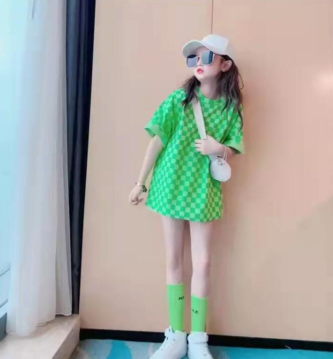 2023新品★子供服　トップス　ワンピース★110-160cm★2色