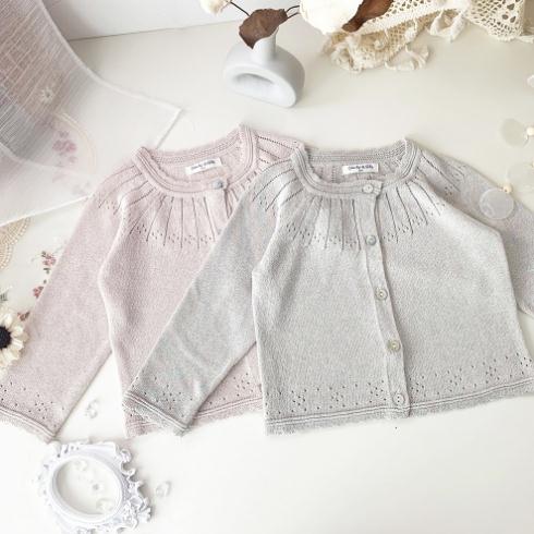 2023春新品★子供服　トップス　カーディガン　80-120cm★2色