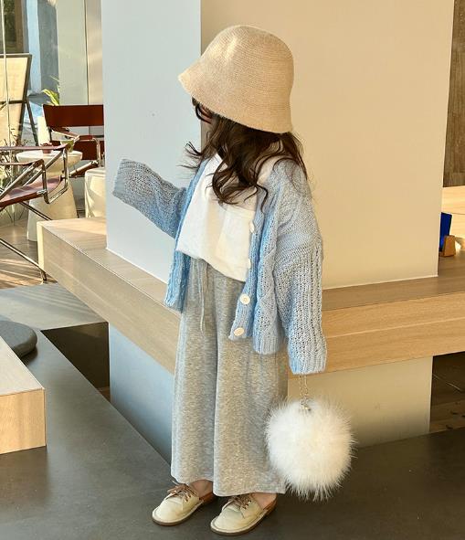 2023春新品★子供服　カーディガン&インナー&ズボン　分けて販売　80-140cm