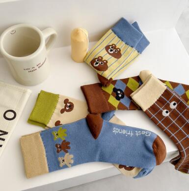 2023新作・クマソックス・可愛い・運動・靴下・ストッキング・多色