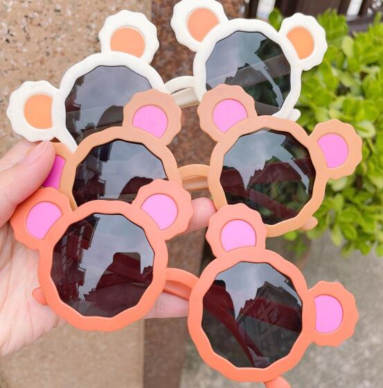 2023新作!可愛い・クマ造形!子供用メガネ・サングラス・ファッション・眼鏡