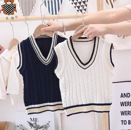 2022秋★子供服　ニットベスト★90-140cm★2色