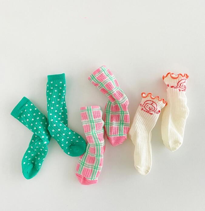 2023★春新作★子供靴下★ソックス★ストッキング★1セット=3足★S-XL