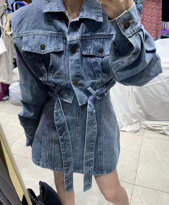 新型★レディース服　デニムジャケット+ワンピース★