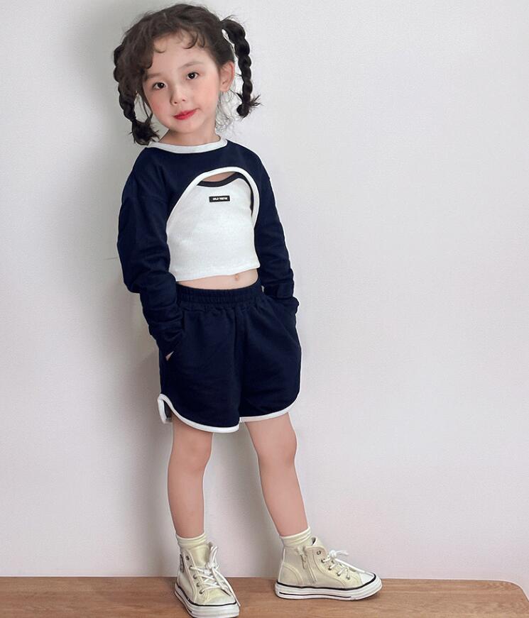 2023★春新作★韓国風子供服★トップス+ベスト+ズボン★90-140CM