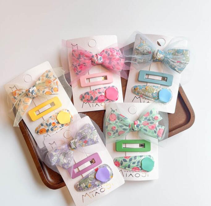 子供用★キッズ★髪飾り★まとめ髪用★ヘアアクセサリー★ヘアピン★3枚入り★多色