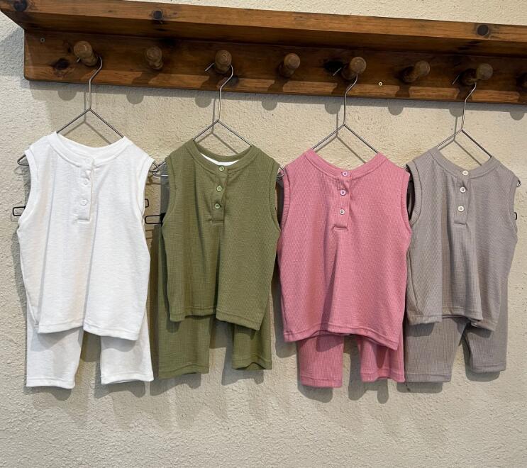 2023年夏★子供服　トップス+ズボン　セット★80-150cm★4色