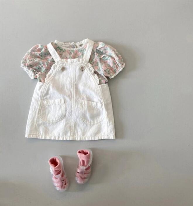 2023★春夏新作★韓国風子供服★トップス★ワンピース★4色73-120CM