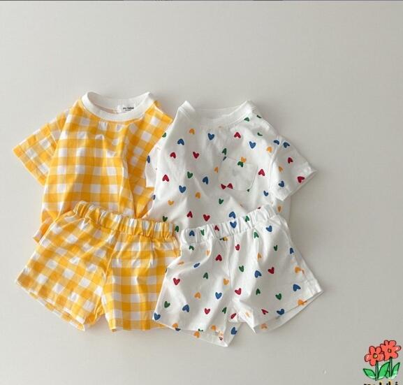 子供服★トップス+パンツ★セットアップ★韓国風子供服★ベビー★可愛い★2色★66-100CM