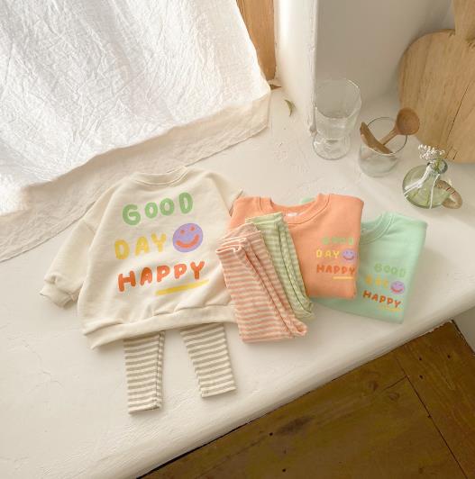 2023春新品★子供服　トップス　長袖　66-90cm★3色