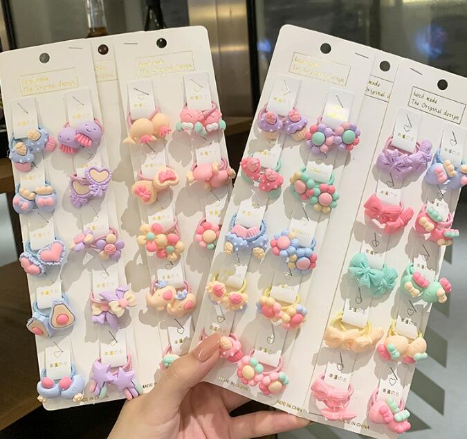 子供用★キッズ★髪飾り★まとめ髪用★ヘアアクセサリー★ヘアゴム★可愛い★40枚入り★多色