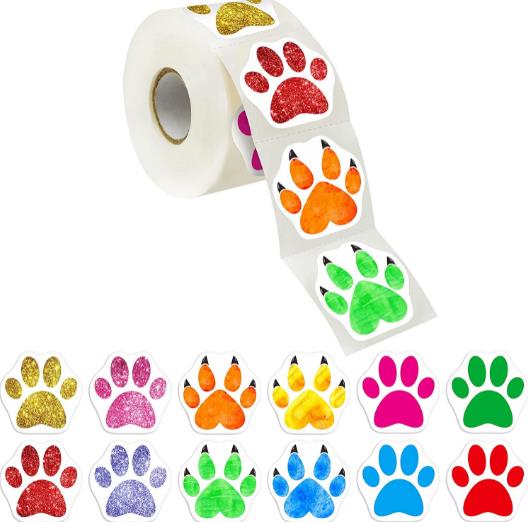 包装資材★手作り工芸品★プレゼントの装飾など★粘着シール★1巻き=500P