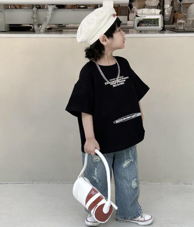 2023★春夏新作★韓国風子供服★トップス★Tシャツ★90-140CM