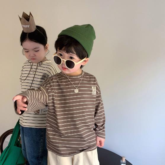 2023春新品★子供服　トップス　長袖　90-140cm★2色