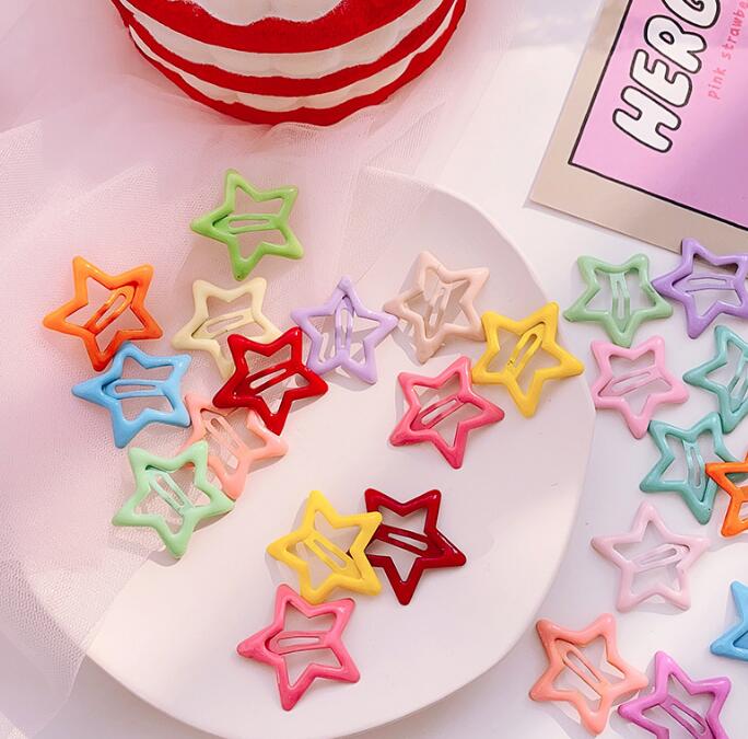 子供用★キッズ★髪飾り★まとめ髪用★ヘアアクセサリー★ヘアピン★星柄★可愛い★多色