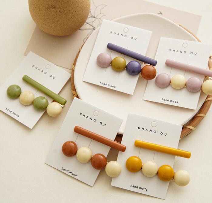 髪飾り★まとめ髪用★ヘアアクセサリー★ヘアピン★2枚入り★韓国風★多色