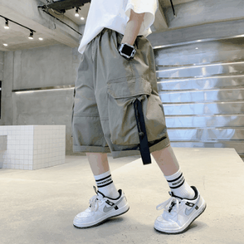 お勧め 春夏新作 カジュアル系 五分丈ズボン ワイドパンツ 2色 男の子 ハーフパンツ 韓国風子供服 120-170