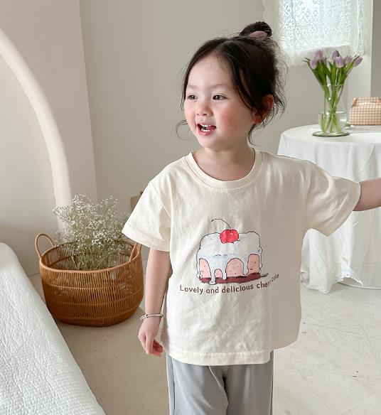 2023夏新品★子供服　トップス　半袖　80-140cm