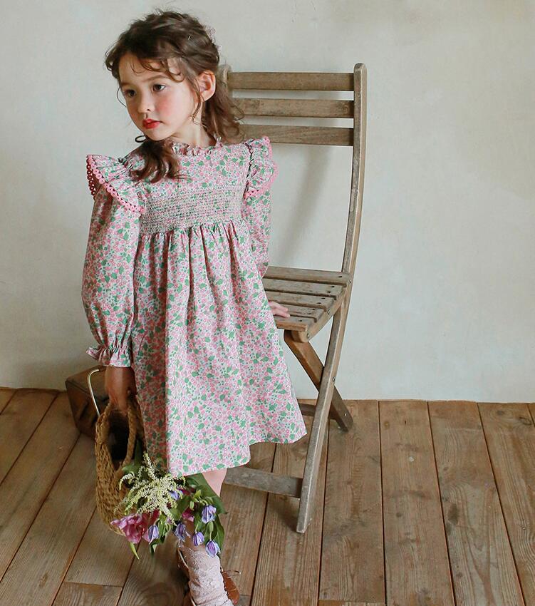 2023★春新作★韓国風子供服★ワンピース★3色90-150CM