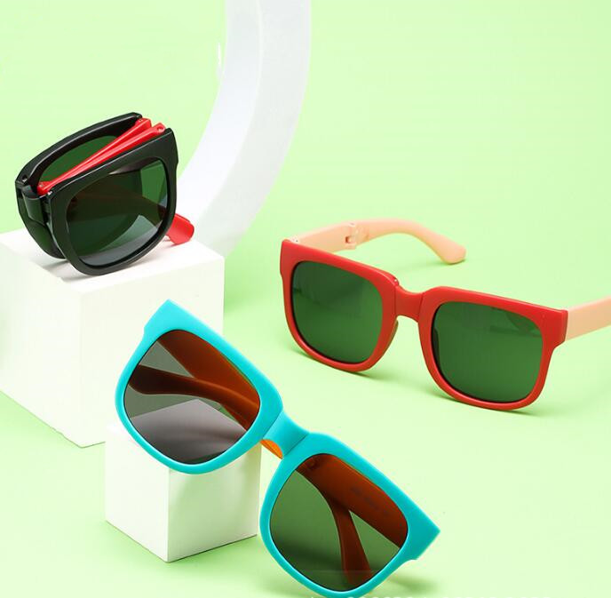 メガネ★日焼け防止★キッズ★子供用★サングラス★子供向けメガネ★折り畳み可能★男女兼用★7色