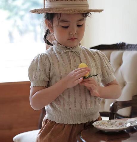 2023新品★子供服　ニットトップス★80-130cm★3種