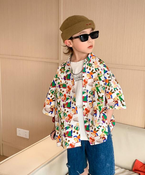 2023★春夏新作★韓国風子供服★シャツ★90-150CM