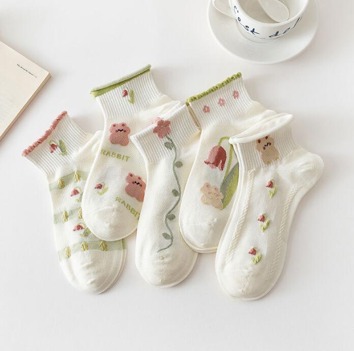 2023★ソックス★韓国風★レディース靴下★5色