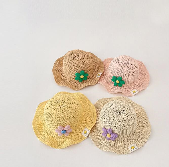 子供用★帽子★麦わら帽子★ベビー★日焼け防止★可愛い★7色