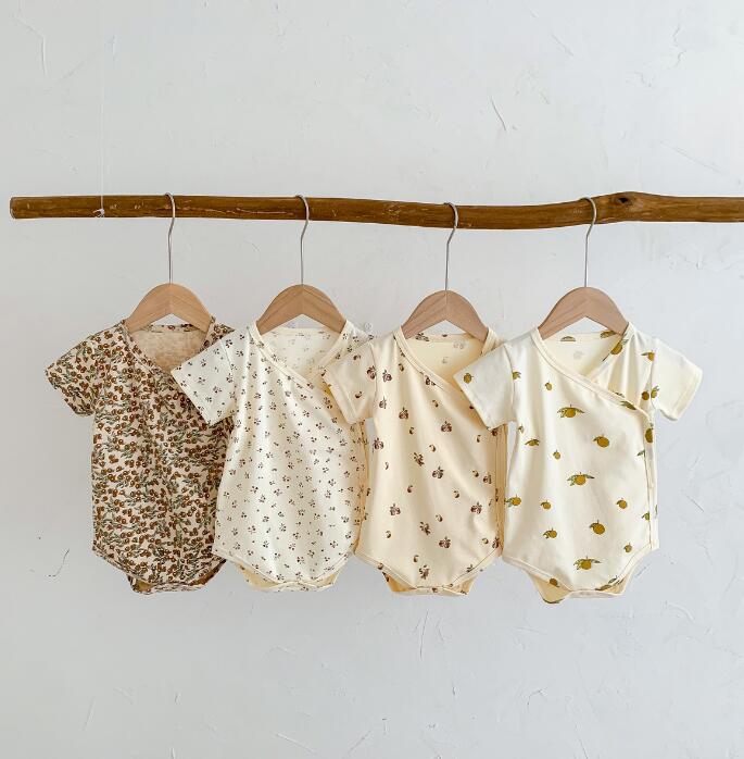 2023★春夏新作★韓国風ベビー服★ロンパース★4色66-90CM