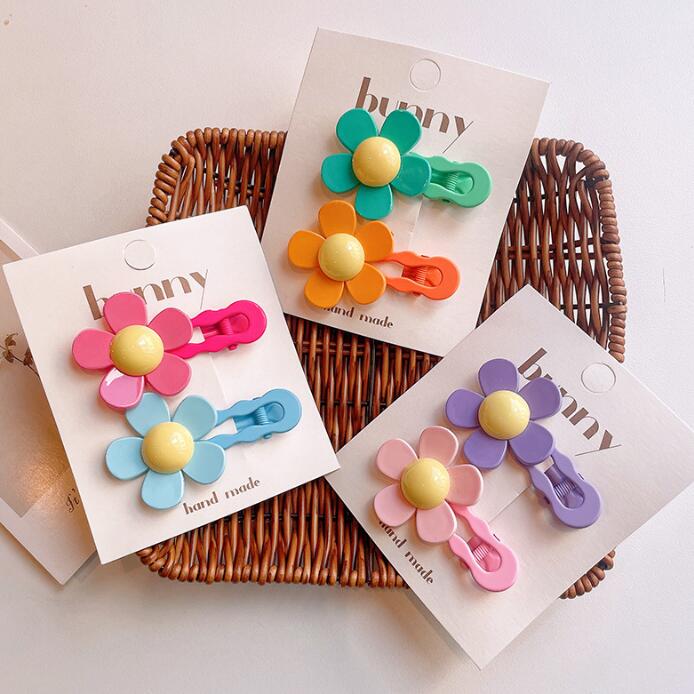 子供用★キッズ★髪飾り★まとめ髪用★ヘアアクセサリー★ヘアピン★2枚入り★多色