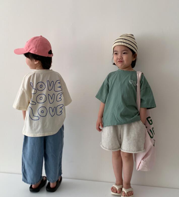 2023★春夏新作★韓国風子供服★トップス★Tシャツ★2色90-140CM