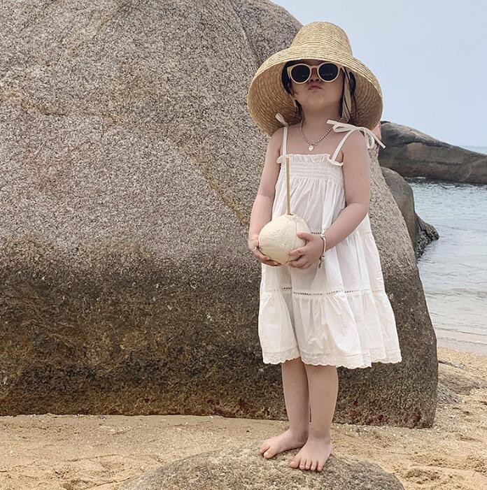 2023★春夏新作★韓国風子供服★吊りワンピース★カーディガン★90-140CM