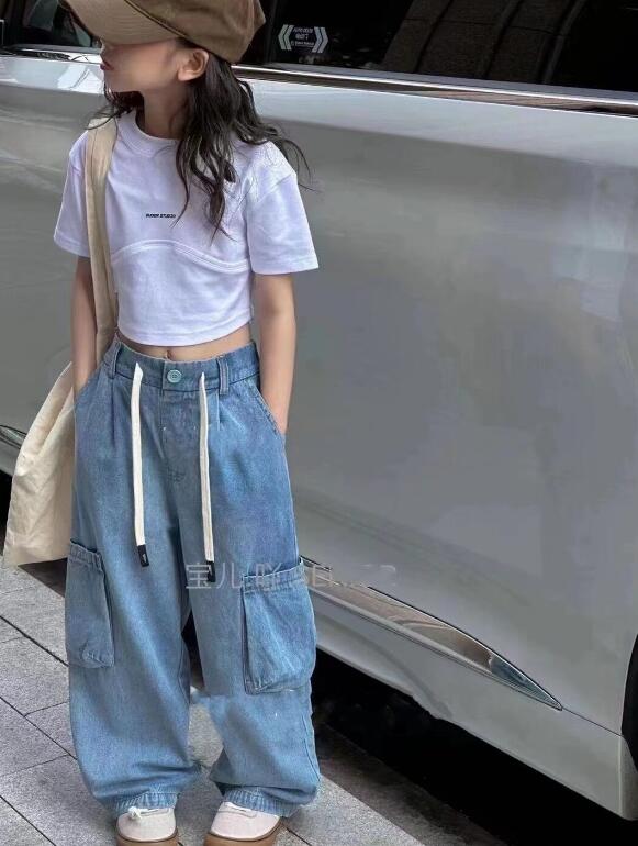 2023新品★子供服★デニムズボン★110-160cm★