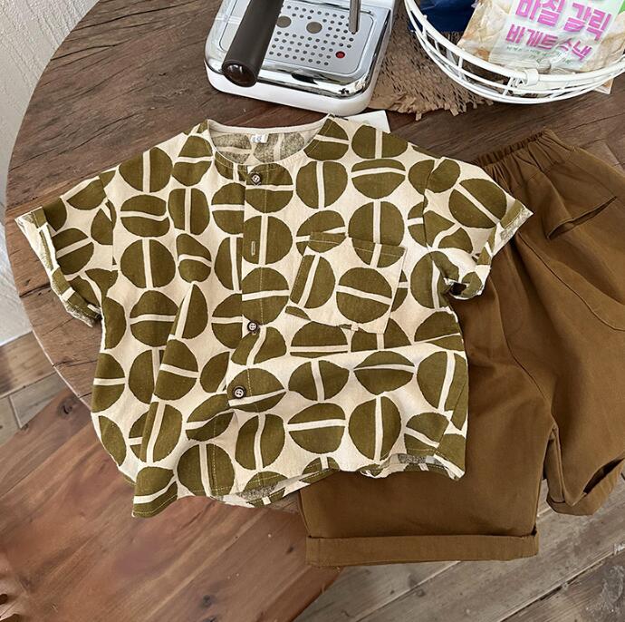 子供服★ワイシャツ★トップス★韓国風子供服★キッズ男の子★90-140CM