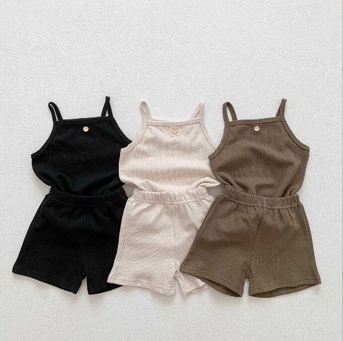 2023★春夏新作★韓国風子供服★トップス+ズボン2セット★3色73-100CM