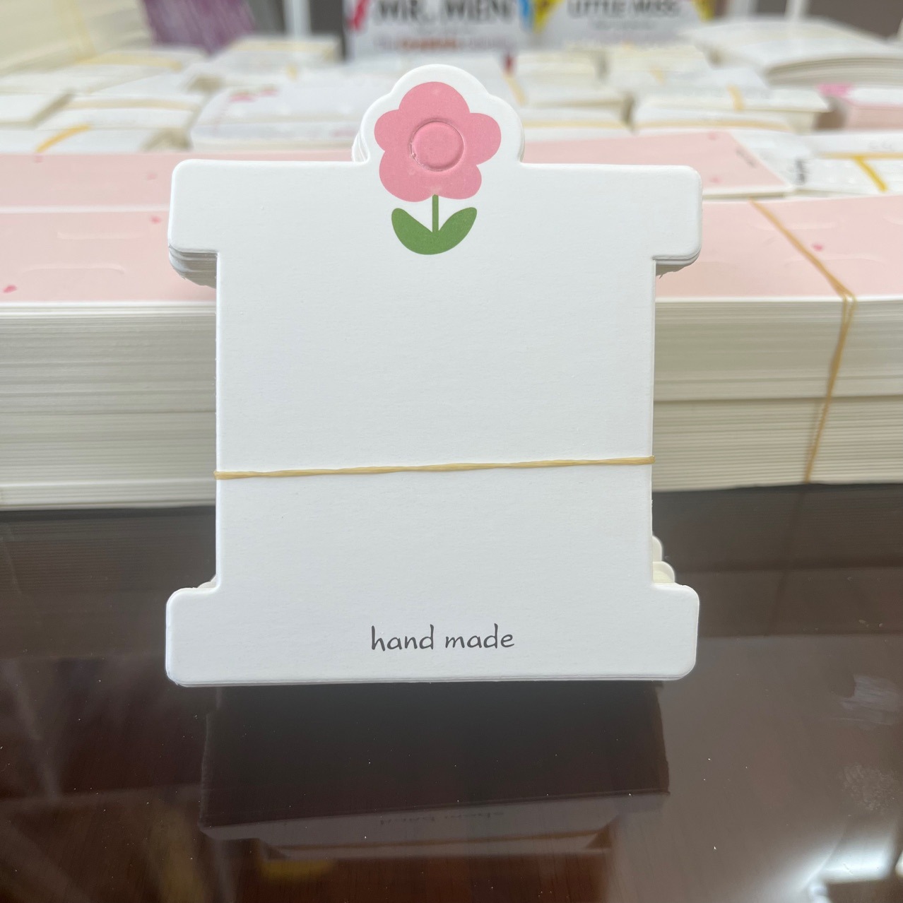 包装カード アクセサリー用品 包装タグ ショップカード ラッピング インナーパッケージ 8.5*10cm 100枚入