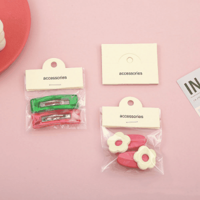 包装カード アクセサリー用品 包装タグ ショップカード 包装 袋 ラッピング インナーパッケージ 100枚入