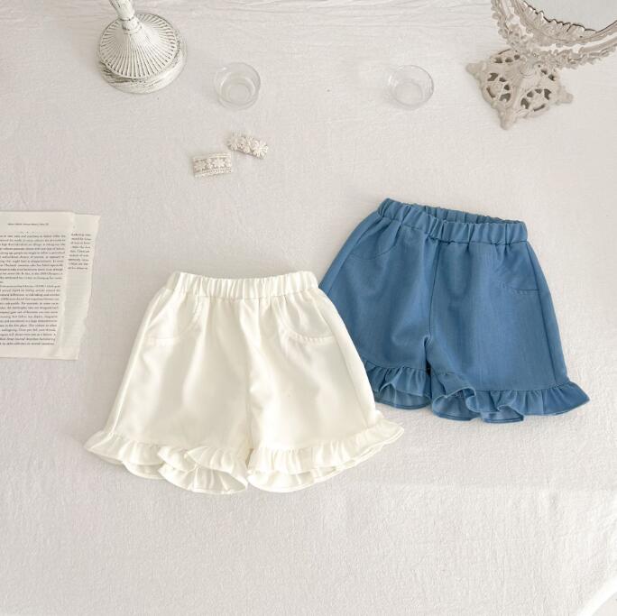 子供服★ボトムス★ショートパンツ★韓国風子供服★ベビー★無地★2色★66-100CM