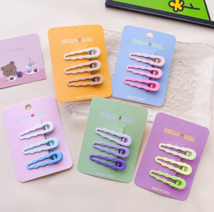子供用★ヘアピン★髪飾り★まとめ髪用★ヘアアクセサリー★韓国風★3枚入り★多色