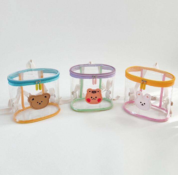 子供用★キッズ★リュック★男女兼用★リュックサック★透明感★韓国風★大容量★3色