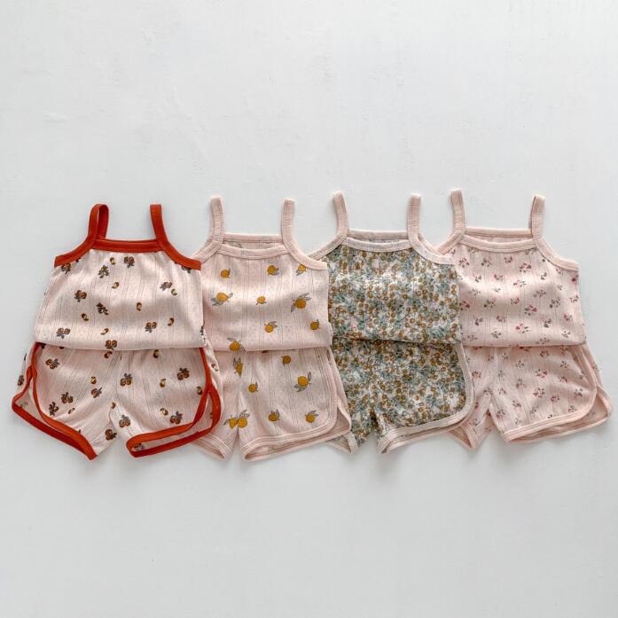 子供服★トップス+パンツ★セットアップ★韓国風子供服★ベビー★部屋着★4色★66-100CM