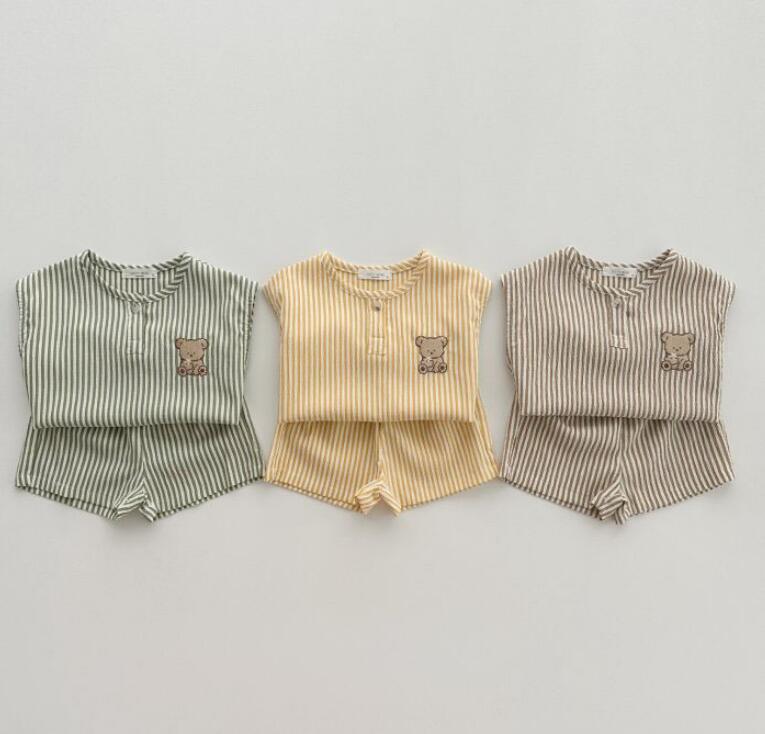 2023新品★子供服　トップス+ズボン　セットアップ★80-130cm★3色