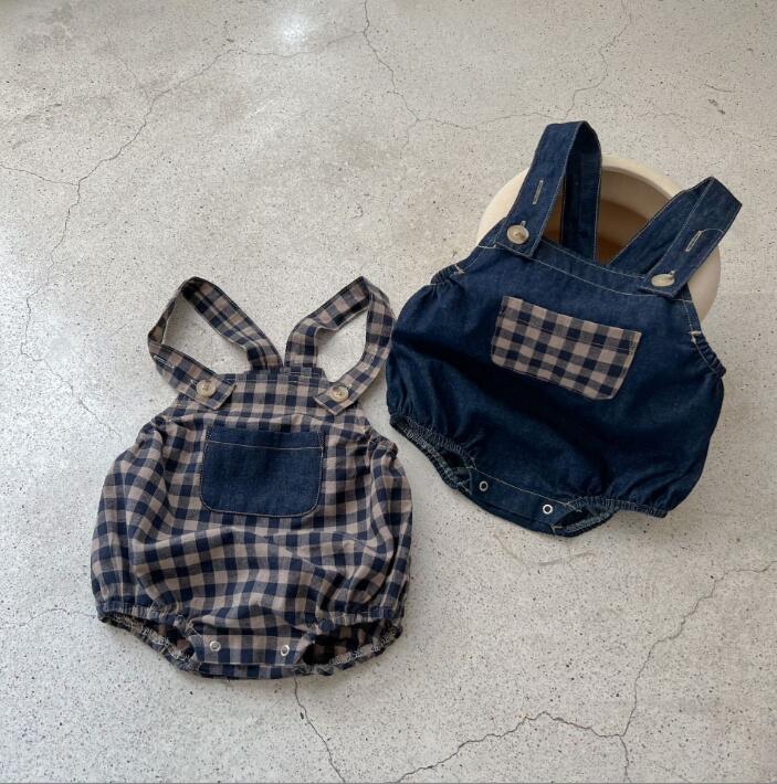 2023★春夏新作★韓国風ベビー服★サロペット★2色66-90CM