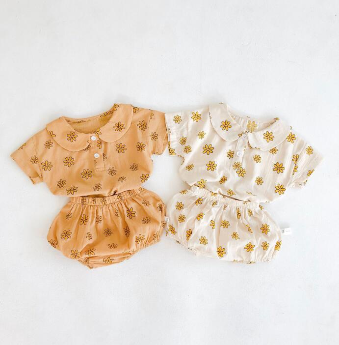 2023★春夏新作★韓国風ベビー服★トップス+ズボン2セット★2色66-90CM