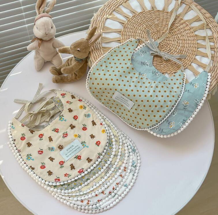 新登場★ベビー涎掛け★棉質　9種★食事用★